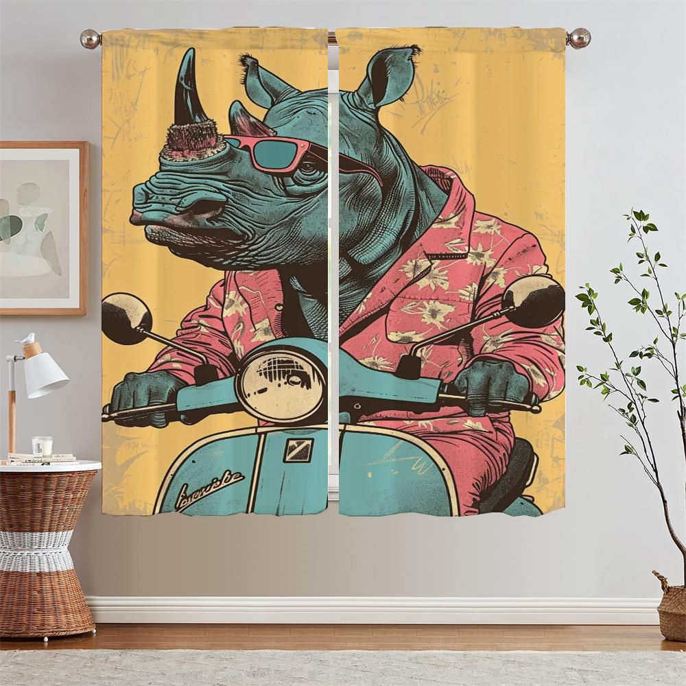 Mr. Rhino Curtains Child Room Cheap Things With Free Shipping for Home Interior Curtains for Living Room 2 Elegant Pieces Blinds
