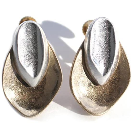 

0669 Earrings Bicolor Matte Earrings Earrings Accessories Gold Gifts Small Items Fashionable Matte Earrings Trend 0669 Women s золотий