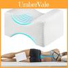 Almofada de Joelho de Espuma de Memória Para Dormir de Lado Com Design Ergonômico e Capa Respirável