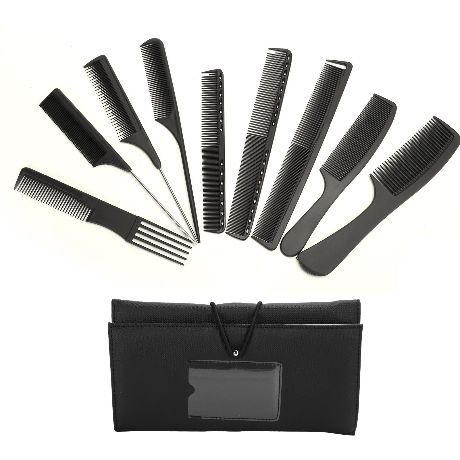 

Набор из 10 парикмахерских расчесок, большая вместимость, сумка для хранения парикмахерских расчесок, набор