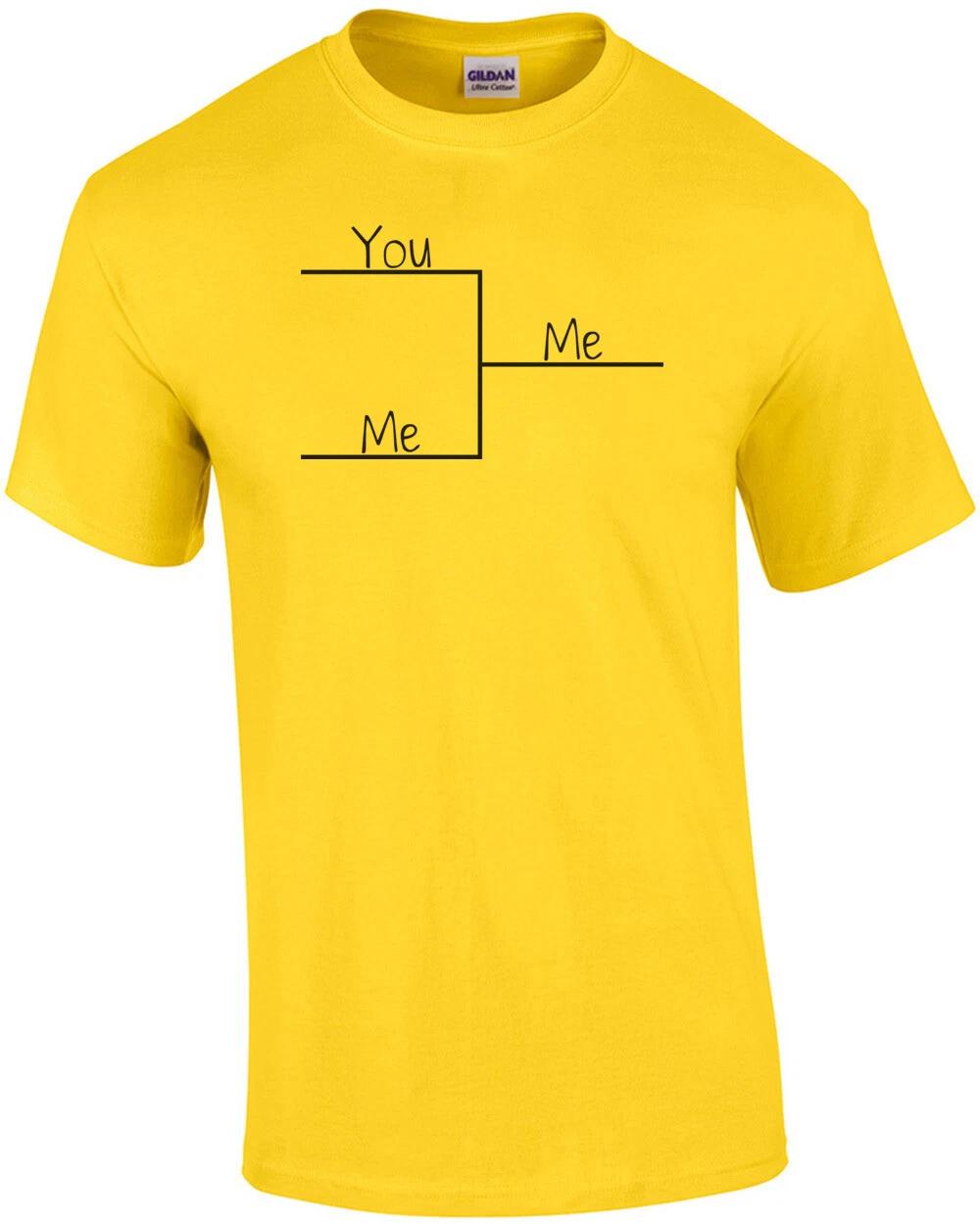 

Me Beating You Bracket T-shirt 3XL
