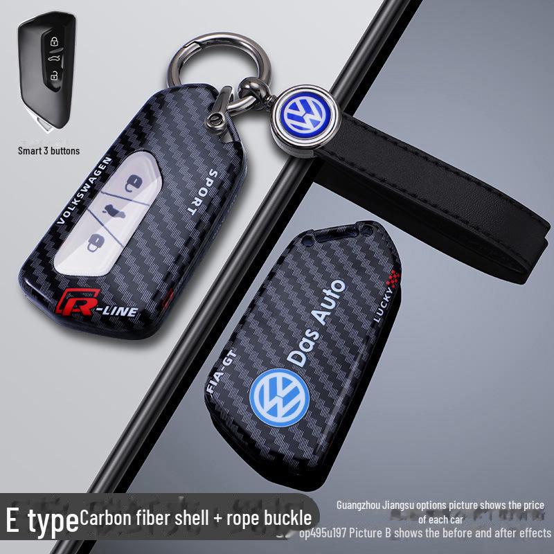 

Чехол для ключа Volkswagen Lingdu для Golf 8, Ang id3, id4, id6 - Дизайн с X-образной пряжкой для женщин-водителей. Set