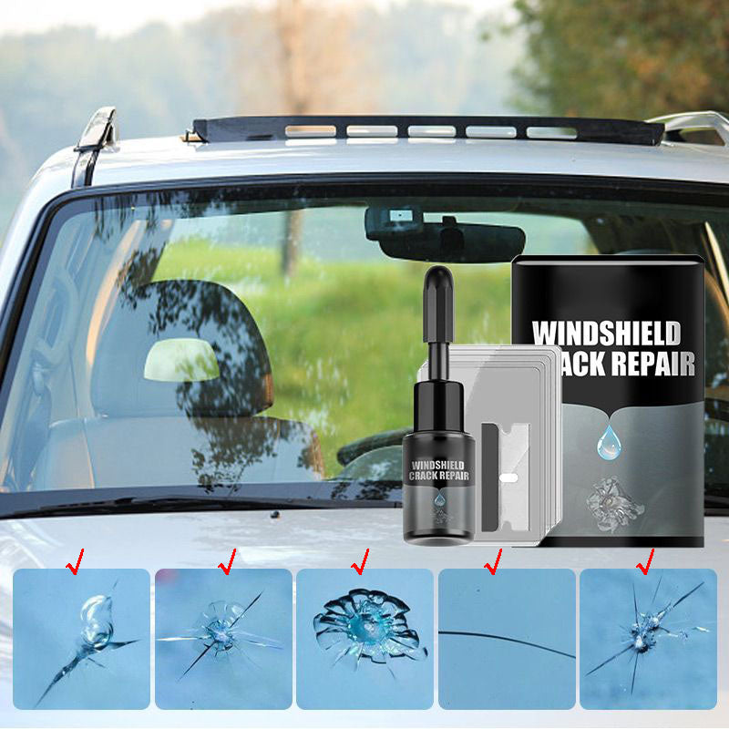 Front Window Repair Kit Liquid Glass for Car Cracked Glass Repairing Automotive Windshield Regroover Glass Repair Fluid Tools