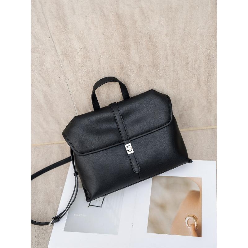 Single-shoulder Bag, Early Autumn High-end Two-layer Leather Women's Bag, Large Capacity, Versatile Commuting Hand-held Crossbody Bag