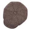 Classic Herringbone Men Trucker Newsboy Caps Winter Outdoors Warm Beret Hats Street Artist Painter Cap Hat