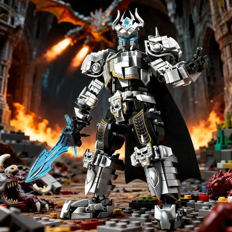 

Magic Robot Building Blocks, Western Elf Hero Model, MOC Assembly Set for Enthusiasts, Christmas Gift, New Year Gift