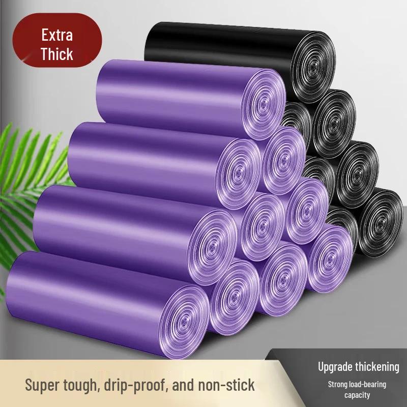 Saci de Gunoi de Unică Folosință cu Gură Plată Îngroșați - Durabili, Rupturabili, Material Nou, pentru Clasificarea Ușoară a Deșeurilor.