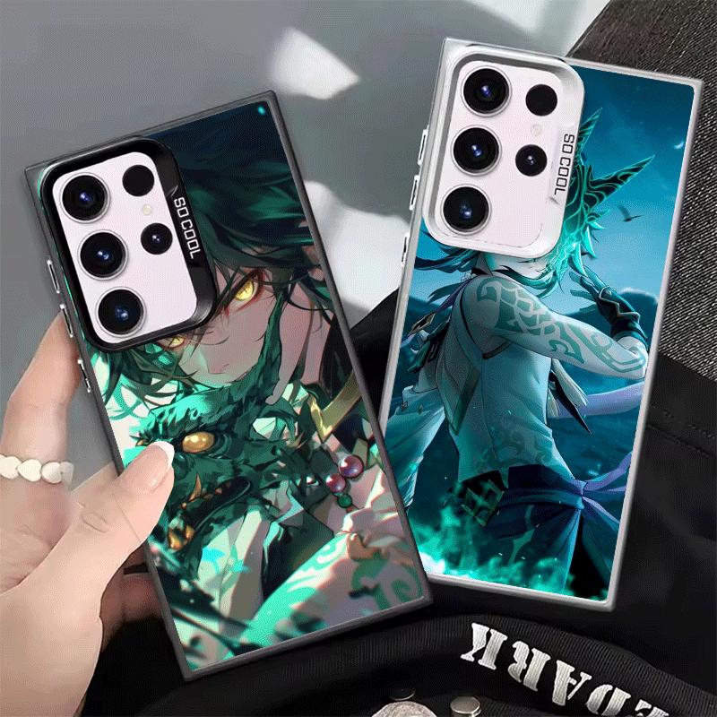 Genshin Impact Xiao Shockproof Phone Case for Samsung Galaxy S26 Edge S25 Ultra S24 FE S23 Plus S21 Cover Anti Fall Fundas