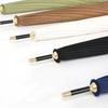 Japanese-Style Minimalist 16K Straight Umbrella with Long Handle, Simple and Stylish Solid Color Leather Handle, Customizable with Printed Logo