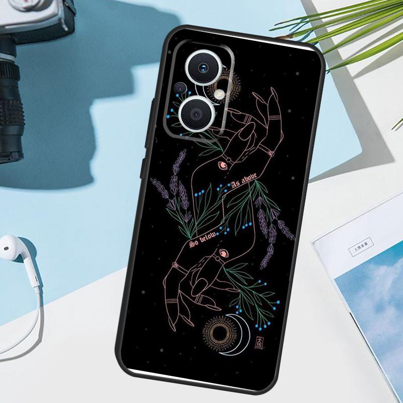 Witches Moon Witchy Mystery Totem Cover For OPPO Reno 14 F 13F 12F 11F 10 11 12 13 Pro 7 8 Lite OPPO Find X9 X5 X6 X8 Pro Case