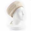 Pristine Beret Saint Honoré Serie Metal Leather Ivory Cotton Women 58 Used