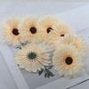 7pcs New Silk Artificial Sunflowers Gerbera DIY 3D Sunflower Flower 10cm Flower Arranging Simulated Flower Photography