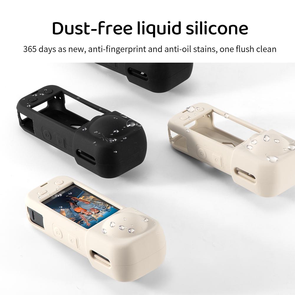 Für Insta360 X5 Weiche Silikonhülle Kratzfest Panoramakamera-Objektivabdeckung Rutschfest Sportkamera-Gehäuse Geschenk für Freund