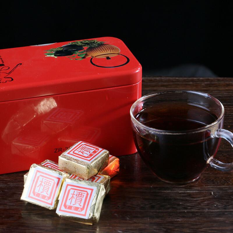 2003 Pu-Erh Brick Tea 250g Iron Box Health Care Black Tea