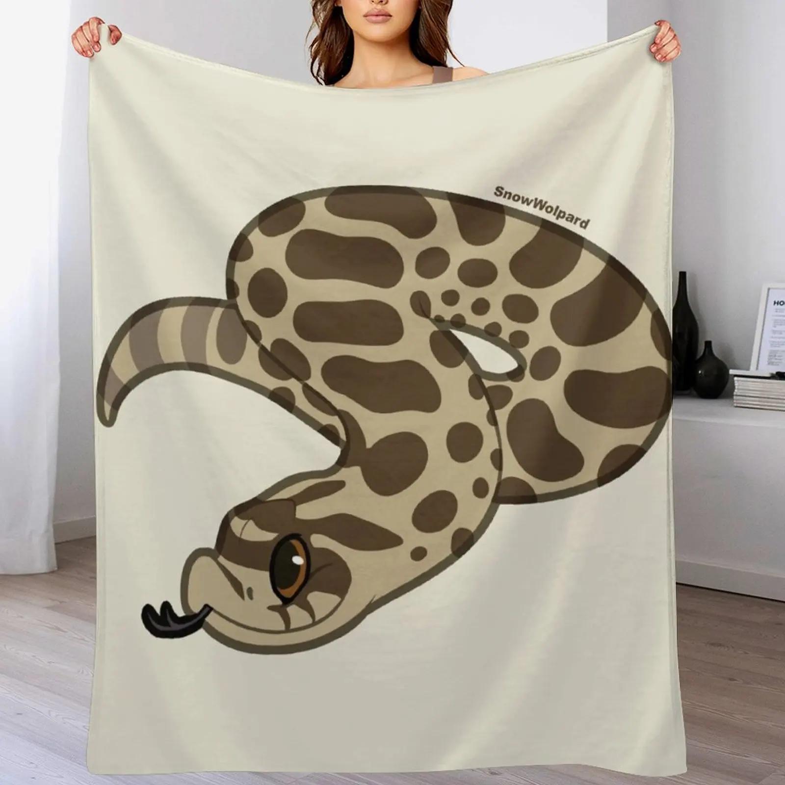 Little Hognose Snake Throw Blanket Cozy Sofa Blanket for TV Watching Napping 102x76cm(40x30in)
