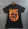 Slipknot We Are Not Your Kind Flaming Masks Mens Black Band T-Shirt Size M Metal Unisex T-Shirt
