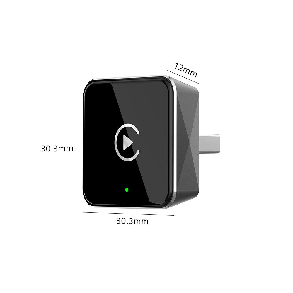 Kebidumei Wireless Android Auto Adapter Wired to Wireless Carplay 2in1 Smart AI Box Plug and Play  For Car With Wired CarPlay