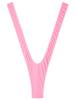 Deep V Neck Monokini One-Piece Bathing Suit Swimsuit Solid Color Bodysuit Swimwear Underwear Women Beach Wear