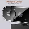 1080P Full Hd Webcam With Microphone, Usb Webcam For 4K Autofocus Pc Laptop Video Recording Camera