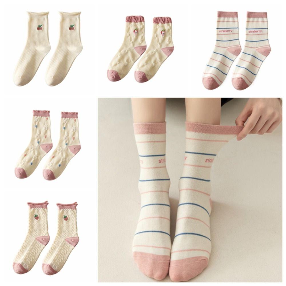 

Soft Women Socks Pink Cute Socks Thicken Cotton Socks Women/girls