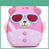 Cartoon Sunglasses Bear Childrens School Backpack With Lightweight Nylon For Kindergarten Kids
