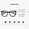 Irregular-shaped Spectacle Frames For Men Finished Products For Correcting Myopia Retro Style Plain Optical Frames