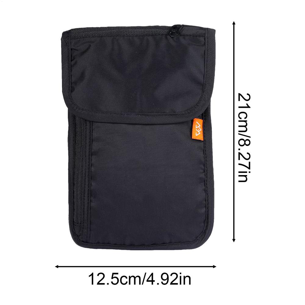 Waterproof Mobile Phone Bag Travel Neck Wallet Neck Travel Document Pouch Anti-Theft Passport Organizer for Women Men Daily