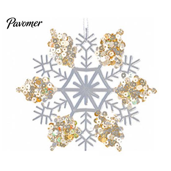 Decorative Tree Hanging Charms Faux Crystal Christmas Ornaments for Tree, Clear Snowflake/Starfish/Heart/Bird/Horse Decoration Decorations with
