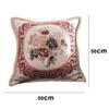 Talos 47x47cm Square Flower Cushion Cover Throw Pillow Case Home Sofa Bed Decoration