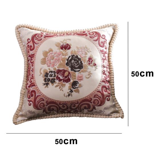 Talos 47x47cm čtvercový květinový povlak na polštář potah na polštář domácí dekorace na rozkládací pohovku