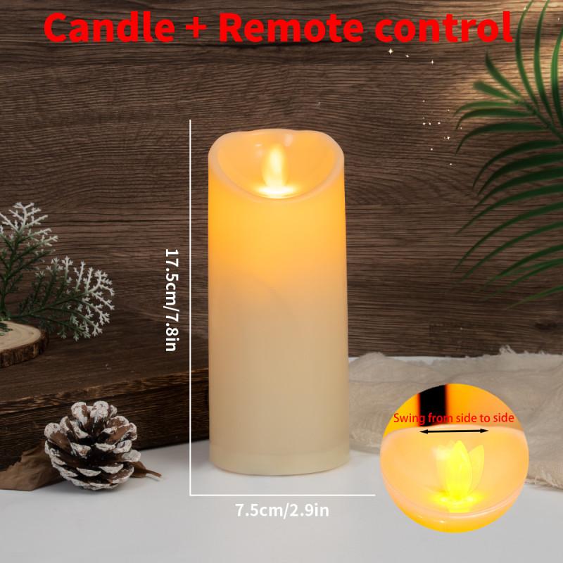 Led Electronic Candle Light With Swaying Flame For Romantic Wedding And Party Decor