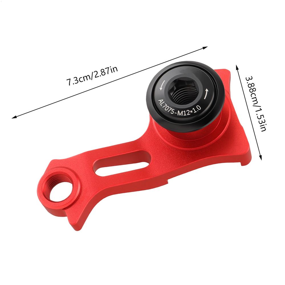 Rear Derailleur Bike Rear Derailleur Hanger Thru Replacement Parts Mountain Frame Hook Adapter For Sports Teens Women Men