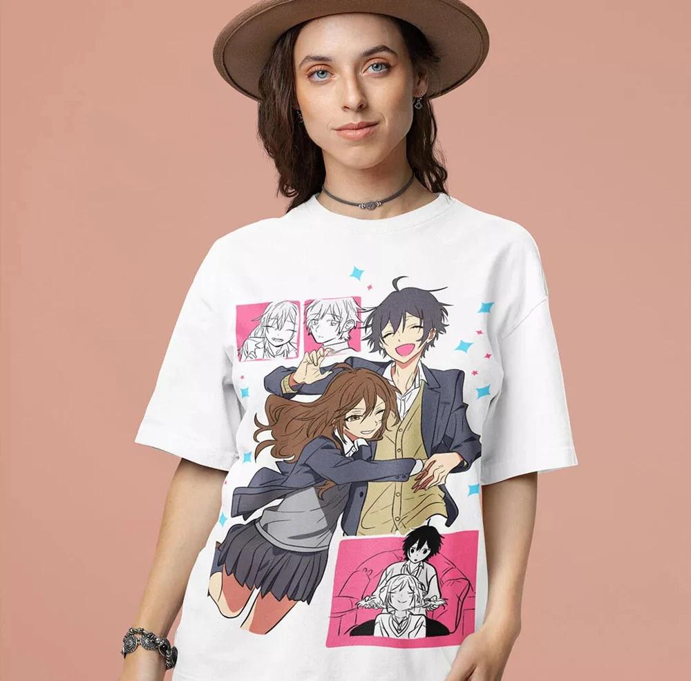 Horisan To Miyamurakun Tshirt Kawaii Japanese Horimiya Gifts White