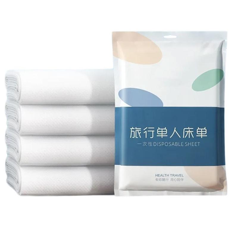 Disposable Quilts Cover Bed Sheet Set for Overnight Guests or Emergency Bedding
