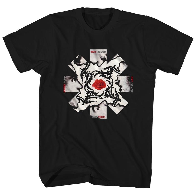 Red Hot Chili Peppers Blood Sugar Sex & Magik Unisex T-shirt Music Classic Black