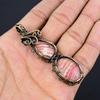 Rhodochrosite Jewelry, 999 Copper Wire Wrapped Pendant, Handmade Gemstone Jewelry Pendant, For Memorial Day