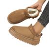 Winter  Warm Boots Fur Women's Snow Boots Thick Bottom Warm Boots Men's and Women's Winter Short Boots Large 43 Fashion