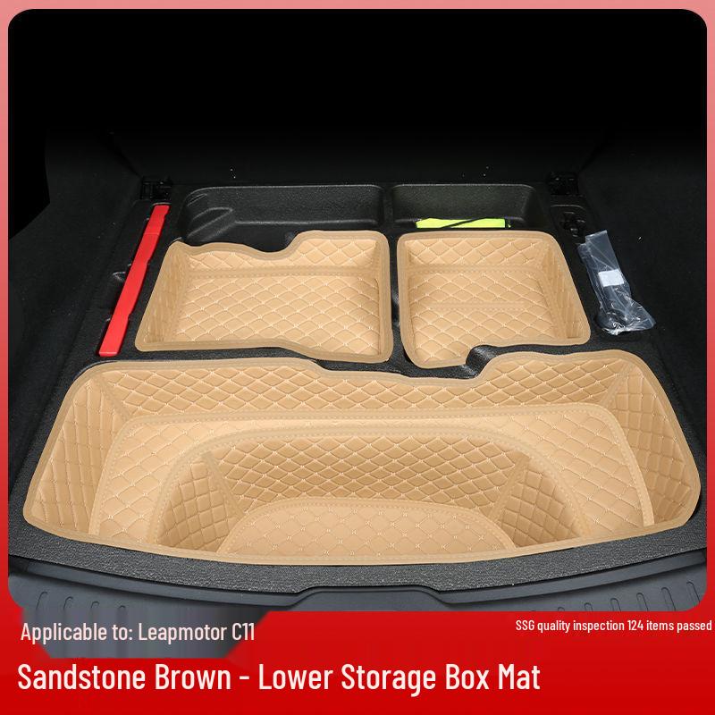 Compatible Leapmotor C11 Trunk Mat - Surround Design, Wear-Resistant, Fits 26 Models