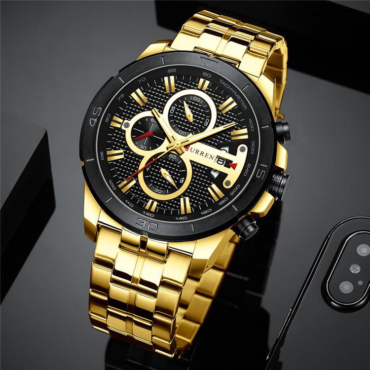 CURREN Men's Watch Quartz Watch Watch The Watch Is Waterproof