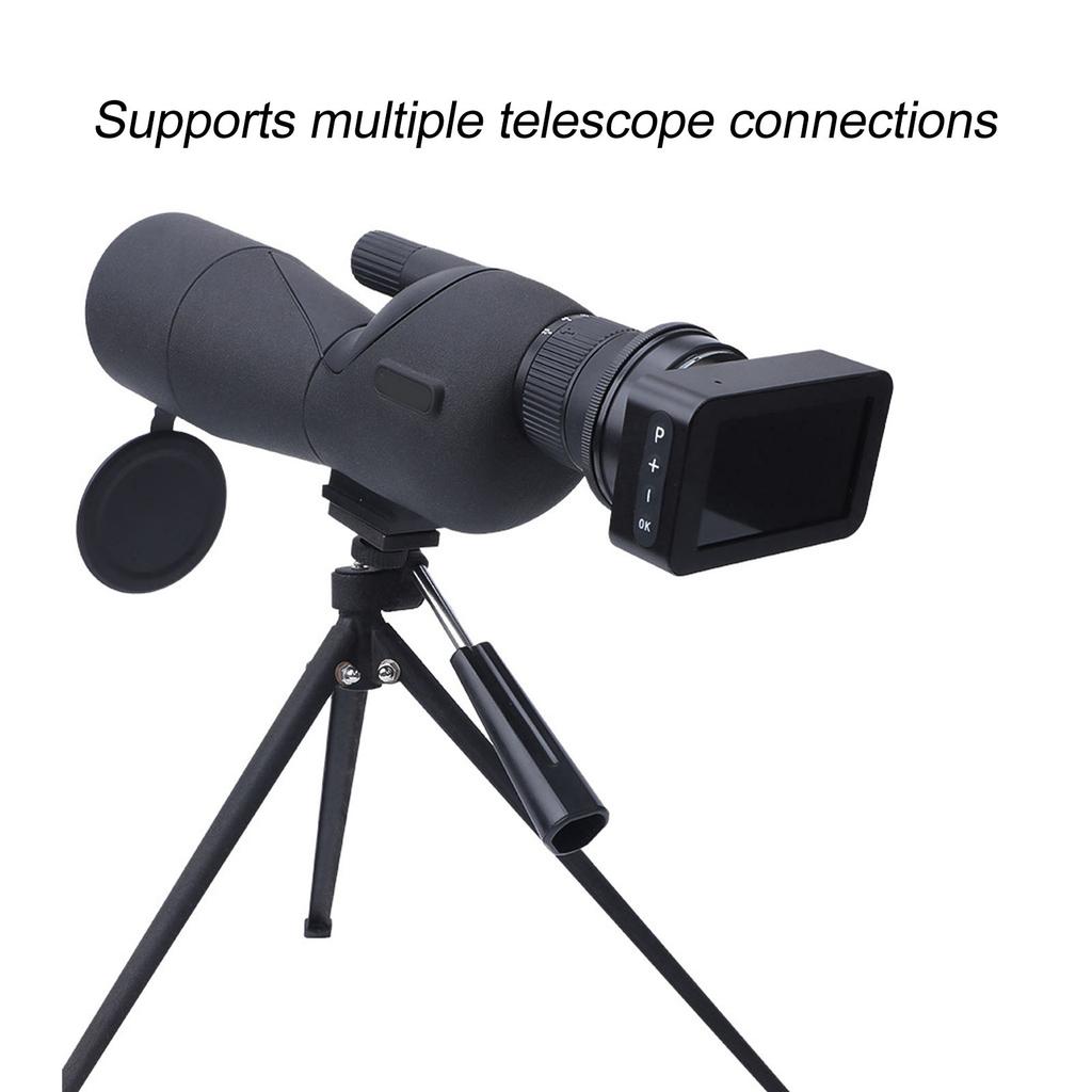 Teleskop-Okularkamera für Astronomie 4K 3 Zoll Farbdisplay Elektronisches Okular für Astrofotografie Planeten- und Vogelbeobachtung