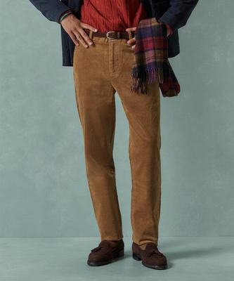 Pantaloni in velluto a coste 8W Slim Fit BROOKS BROTHERS (Marrone) (Bbpcmng401)