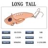 VIB Sinking Metal Vibration Fishing Lure 11g/5.5cm for Freshwater & Saltwater.