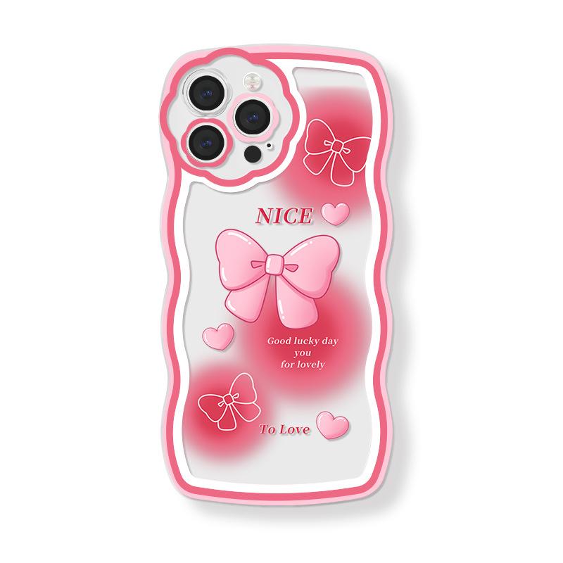 

Чехол Zhitai с цветочным бантом и волнистым краем для iPhone 11 Pro, 12 Pro Max, 13 и 14. iPhone 14