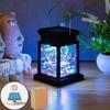 Waterproof Stainless Steel Solar Lantern With Flickering Candle Effect Led