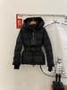 Cabinet quality! Autumn and winter m home goose down Tolima color label ski series hooded slim down jacket women