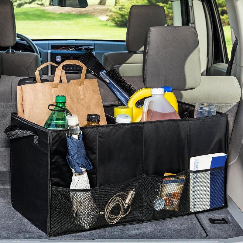 Large-Capacity Car Storage Box - Trunk Organizer, Practical Auto Storage Tool