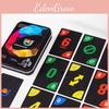Cod Game Uno Black Board Game Cards Pvc Plastic Family Party Casual Prop Gifts