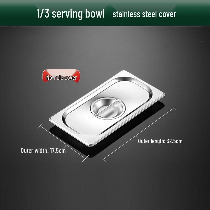 

Stainless Steel Food Pan with Separate Lid