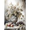 Old Retro Tones Still Life Poster Prints ForHome Decor Victorian Vintage Art Picture Flowers Fruits Canvas Painting Wall Art