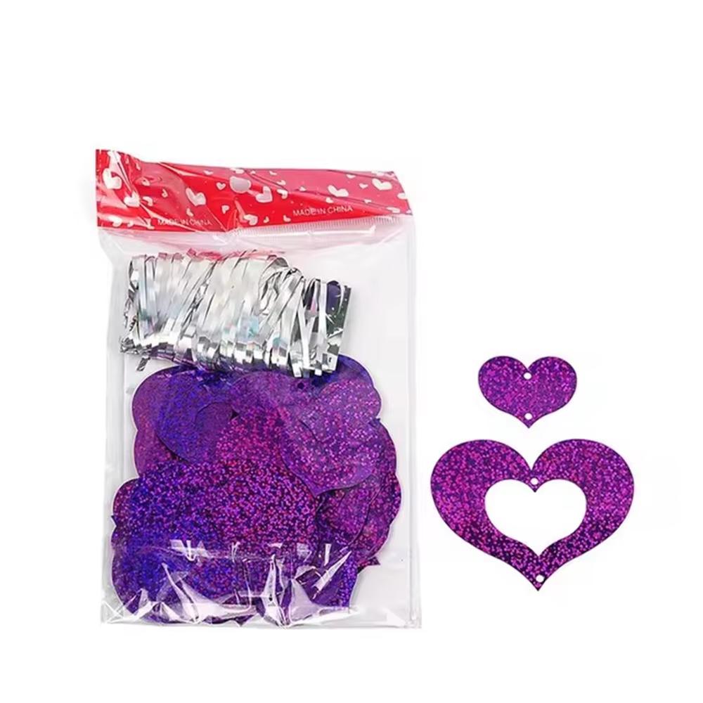 100pcs Wedding Birthday Party Decoration Decoration Balloon Rain Silk Sequin Pendant Wedding Supplies Wedding Room Decoration